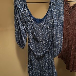 Blue sun dress